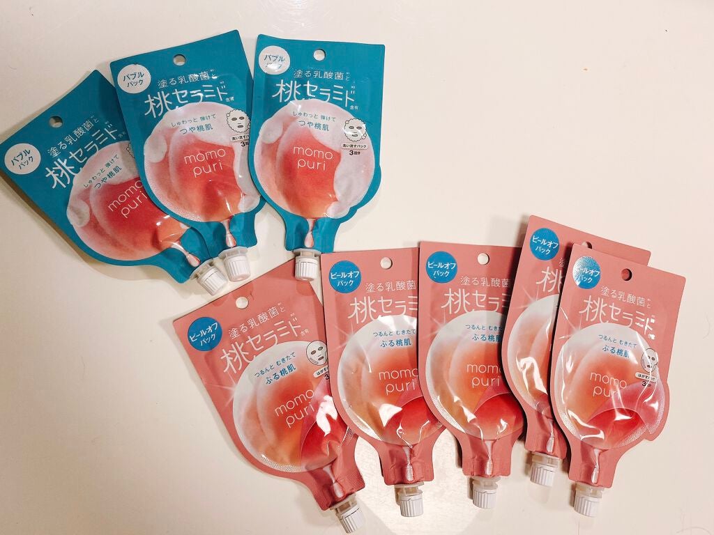 ももぷり フレッシュピールオフパック/ももぷり/ピーリングを使ったクチコミ(3枚目)