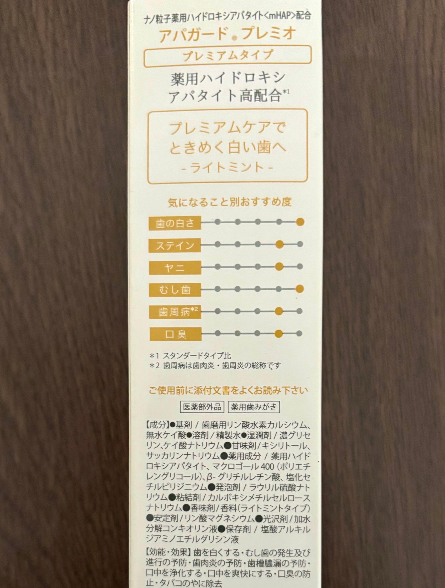 アパガードプレミオ/アパガード/歯磨き粉を使ったクチコミ(2枚目)