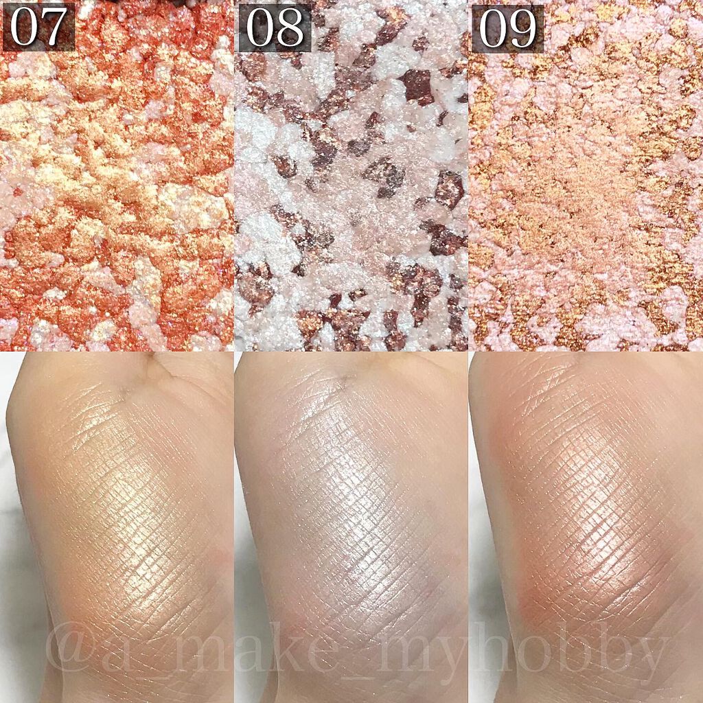 Aya / プチプラコスメ on LIPS 「URGLAMのマーブルアイシャドウを全色紹介❗️✨❤️・・..」(4枚目)