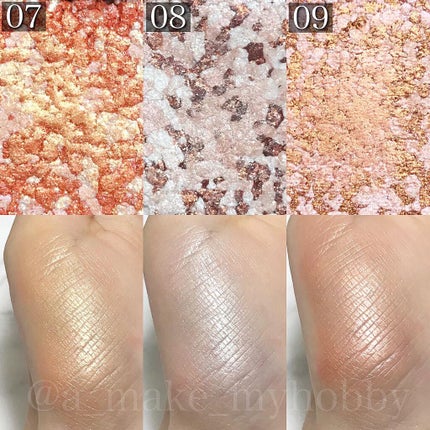 Aya / プチプラコスメ on LIPS 「URGLAMのマーブルアイシャドウを全色紹介❗️✨❤️・・..」(4枚目)