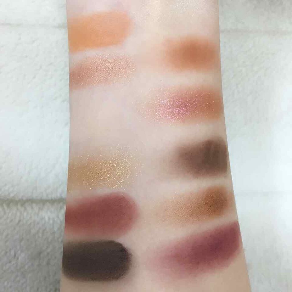 into the sunset eye color palette /H&M/アイシャドウパレットを使ったクチコミ(3枚目)