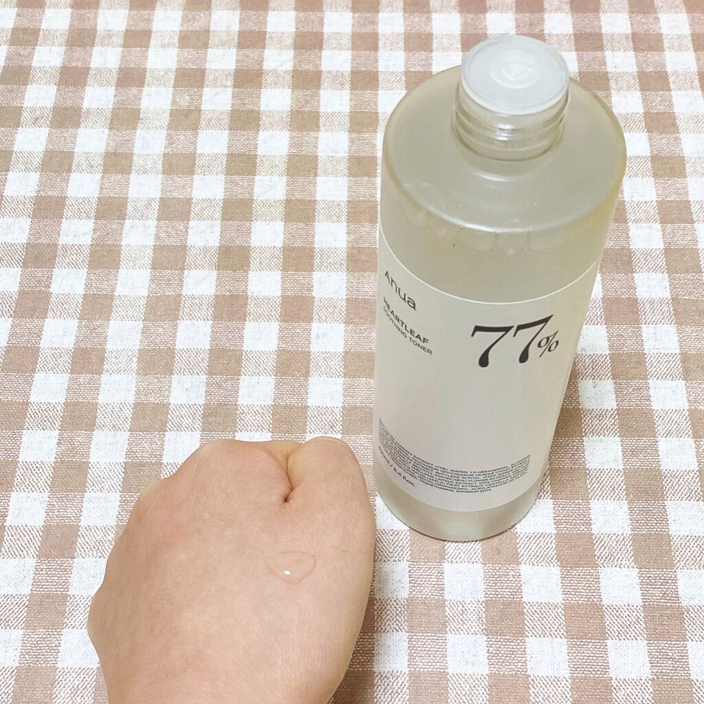 ドクダミ 77 スージングトナー/Anua/化粧水を使ったクチコミ（3枚目）