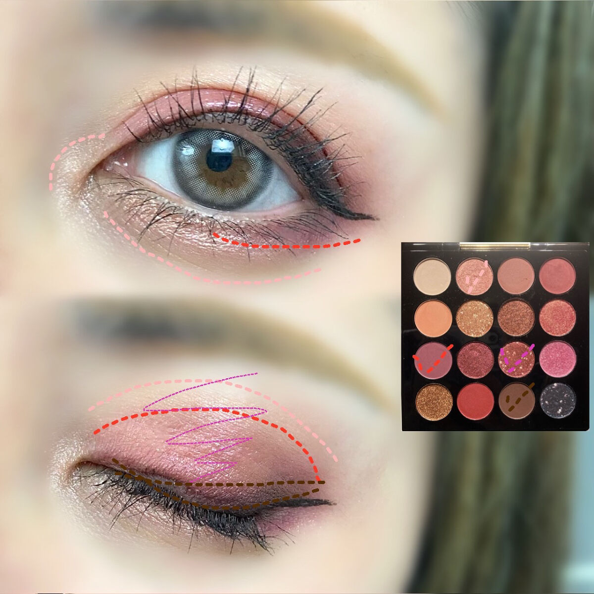 大英博物館 エジプトシリーズ アイシャドウパレット/ZEESEA/アイシャドウパレットを使ったクチコミ（2枚目）