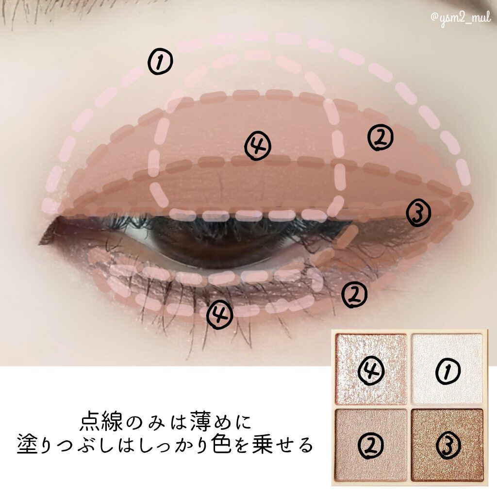 ベージュトーンアイシャドウ/CEZANNE/アイシャドウパレットを使ったクチコミ(5枚目)