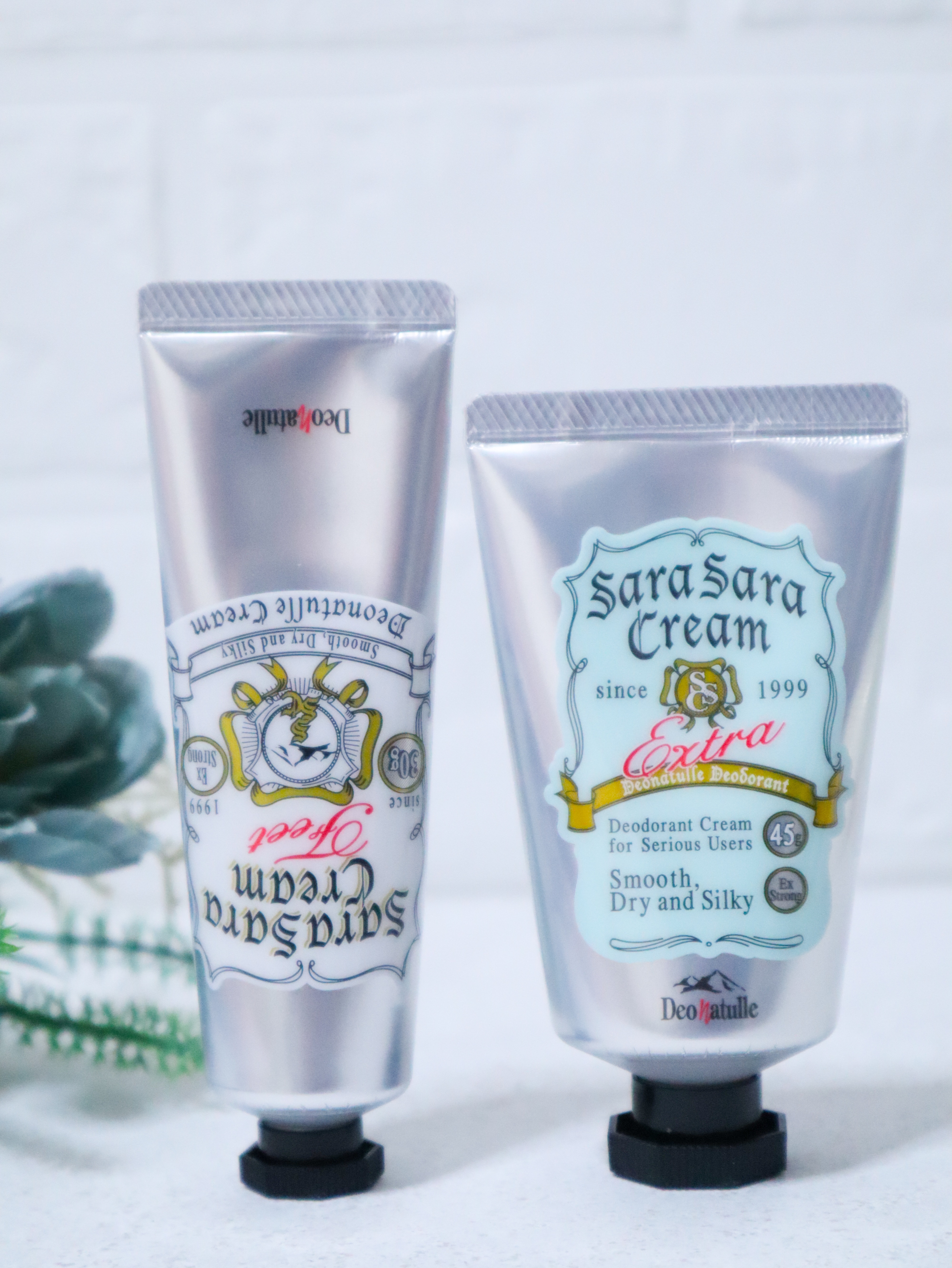 薬用足指さらさらクリーム/デオナチュレ/デオドラント・制汗剤を使ったクチコミ（2枚目）