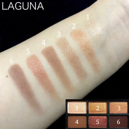 アンラップド ミニアイシャドーパレット LAGUNA /NARS/アイシャドウパレットを使ったクチコミ(5枚目)