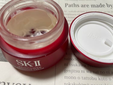 
《底見えアイテム》

いつも♡ありがとうございます！

SK-II
スキンパワー アドバンスト クリーム　50g

です。
しっとりしたテクスチャーで冬の乾燥しやすい季節でもしっかり保湿してくれます⭕