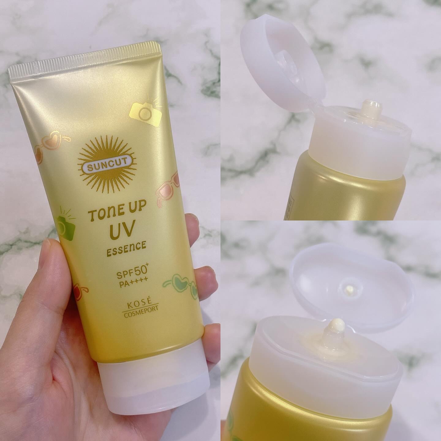 サンカットR トーンアップUV エッセンス レモンイエロー/サンカット®/日焼け止めローションを使ったクチコミ（2枚目）