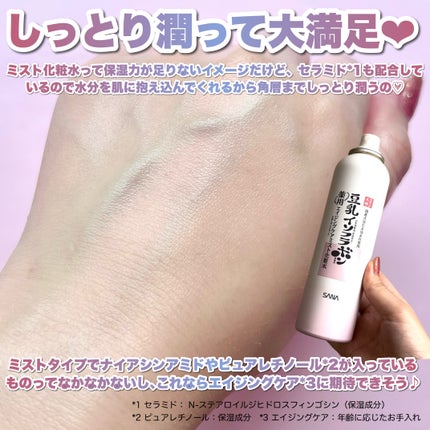 マイクロ純白ミスト化粧水/なめらか本舗/ミスト状化粧水を使ったクチコミ(3枚目)