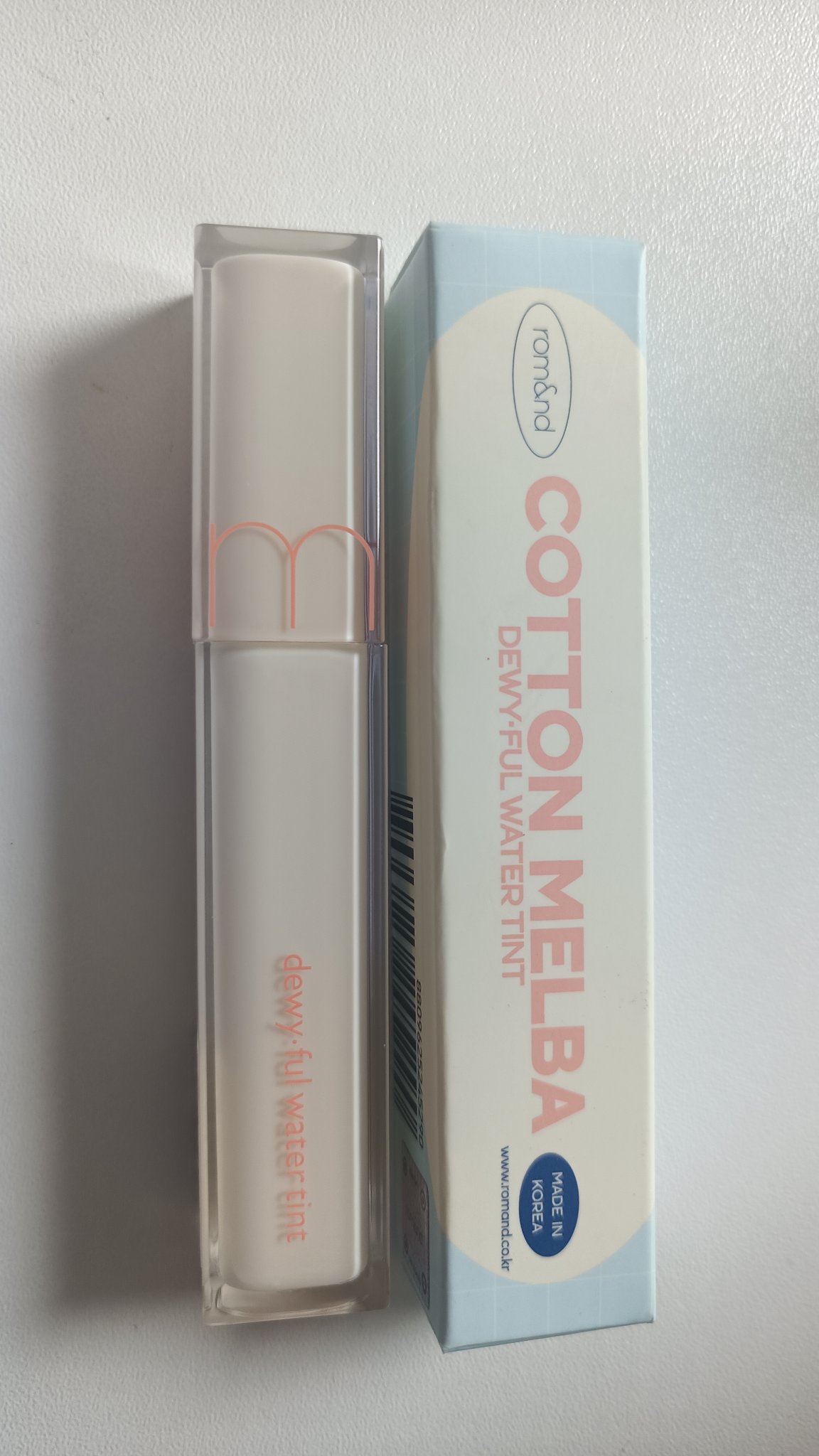 デュイフルウォーターティント<ミルクグロッサリー> 09 COTTON MELBA/rom&nd/リップティントを使ったクチコミ（1枚目）