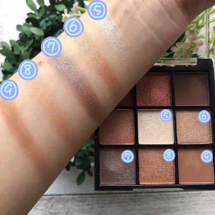 UR GLAM BLOOMING EYE COLOR PALETTE/U R GLAM/アイシャドウパレットを使ったクチコミ(3枚目)