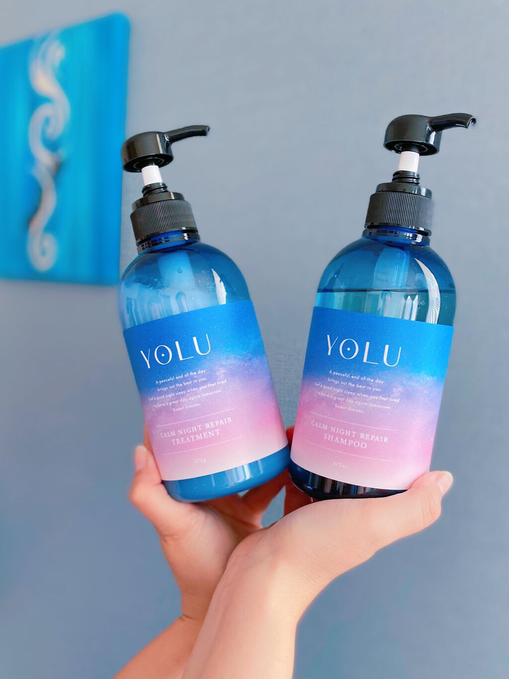 カームナイトリペアシャンプー/トリートメント/YOLU/市販シャンプーを使ったクチコミ(1枚目)
