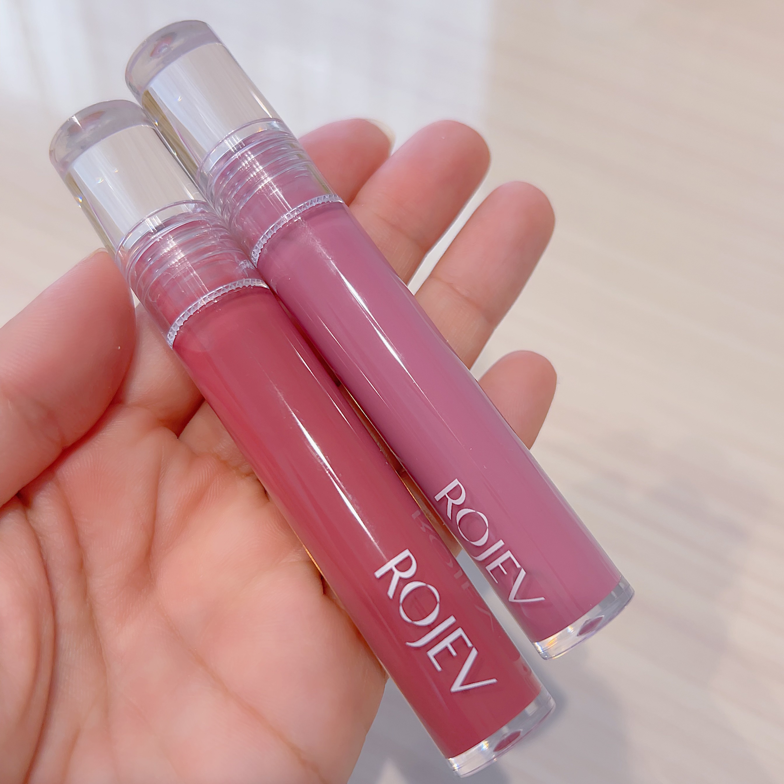 LIP PLUMPER GLAZE TINT/ROJEV/口紅を使ったクチコミ（2枚目）