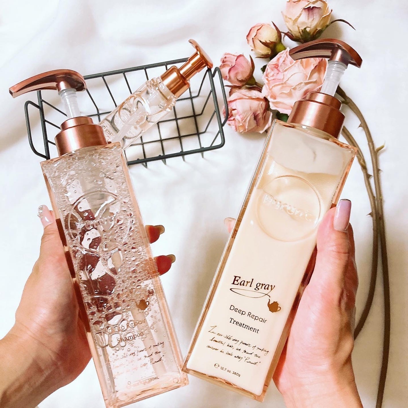 プルント ディープリペアペアセット アールグレイ N/Purunt./市販シャンプーを使ったクチコミ(2枚目)