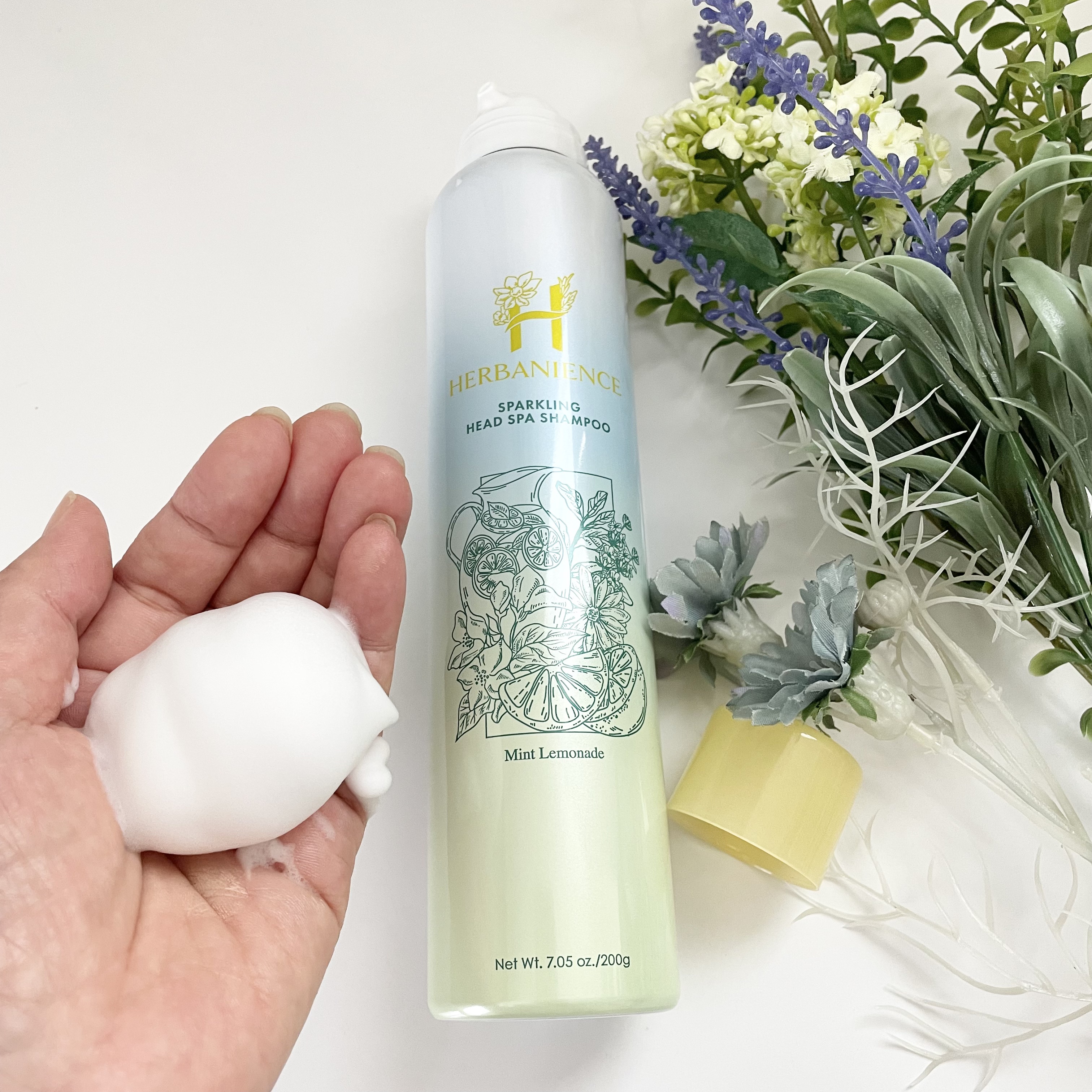 ハーバニエンス　炭酸ヘッドスパシャンプー_バニスパ/HERBANIENCE/市販シャンプーを使ったクチコミ（3枚目）