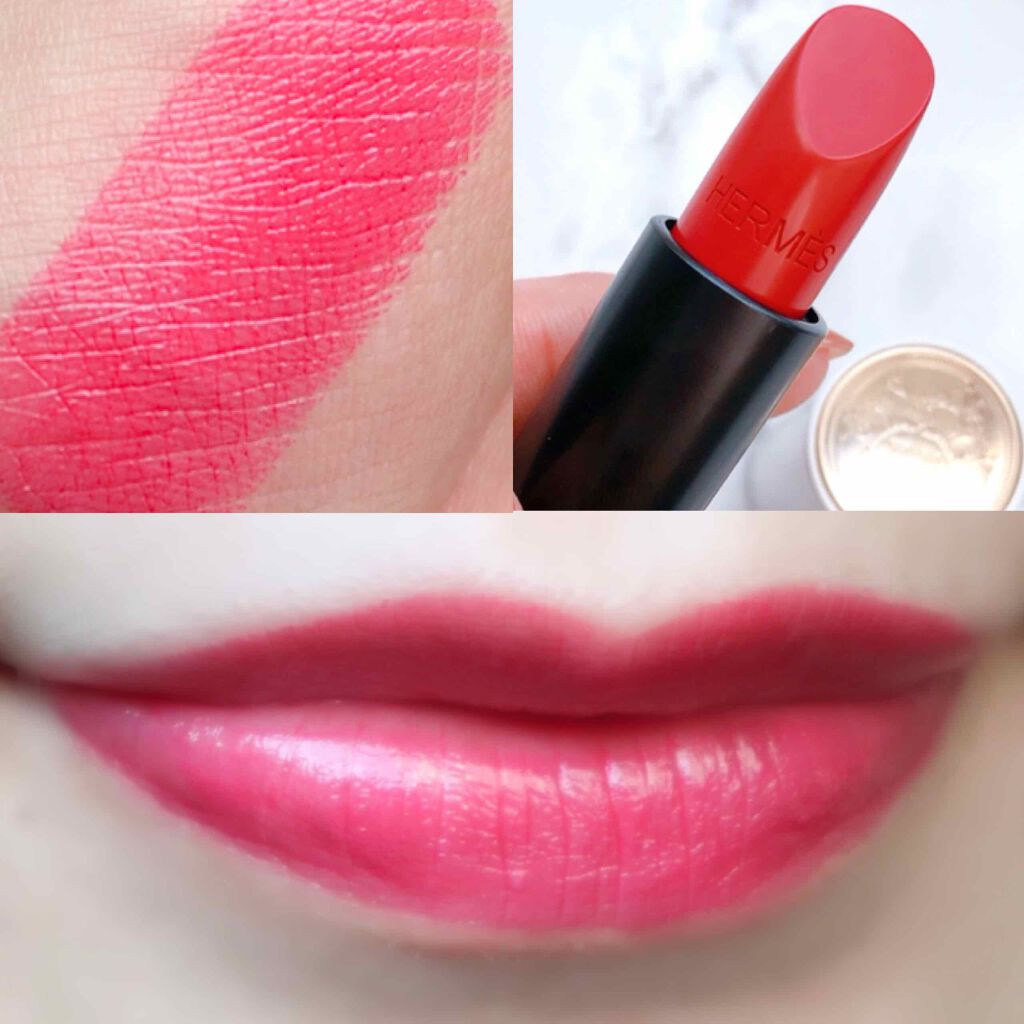 〈ルージュ・エルメス〉 ルージュ ア レーヴル サティネ/エルメス/口紅を使ったクチコミ(2枚目)