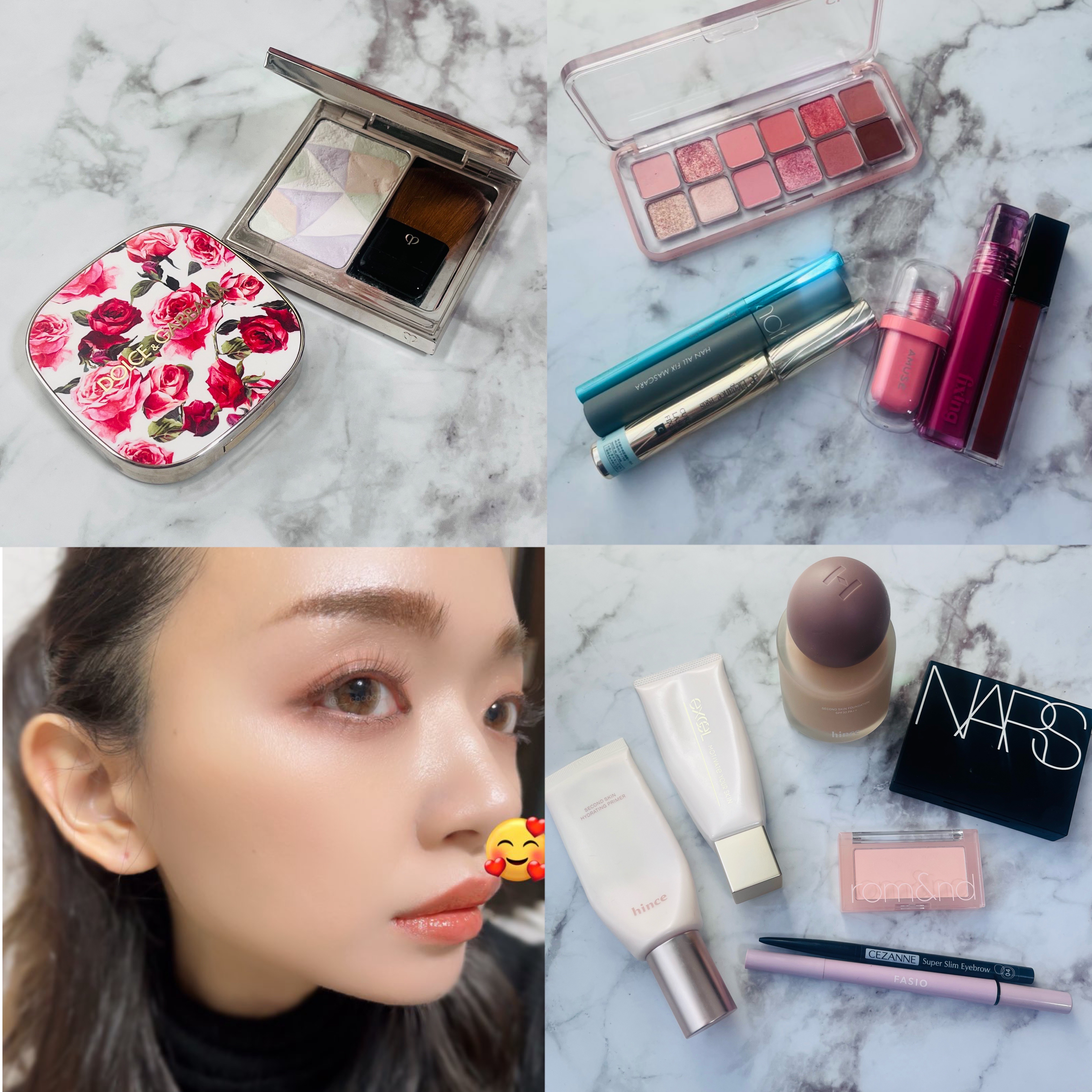 ブラッシュオブローズ ルミナスチークカラー 100/DOLCE&GABBANA BEAUTY/パウダーチークを使ったクチコミ（1枚目）