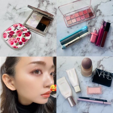 【毎日メイク＆展示会メイク💄】
アイシャドウ以外はお出かけの際
ほぼ毎回使用するコスメ✨
つい手が伸びるほど好きなものばかりなので
リピート買い済・2つめのものは★つけてる❤️


【SKIN】

hi