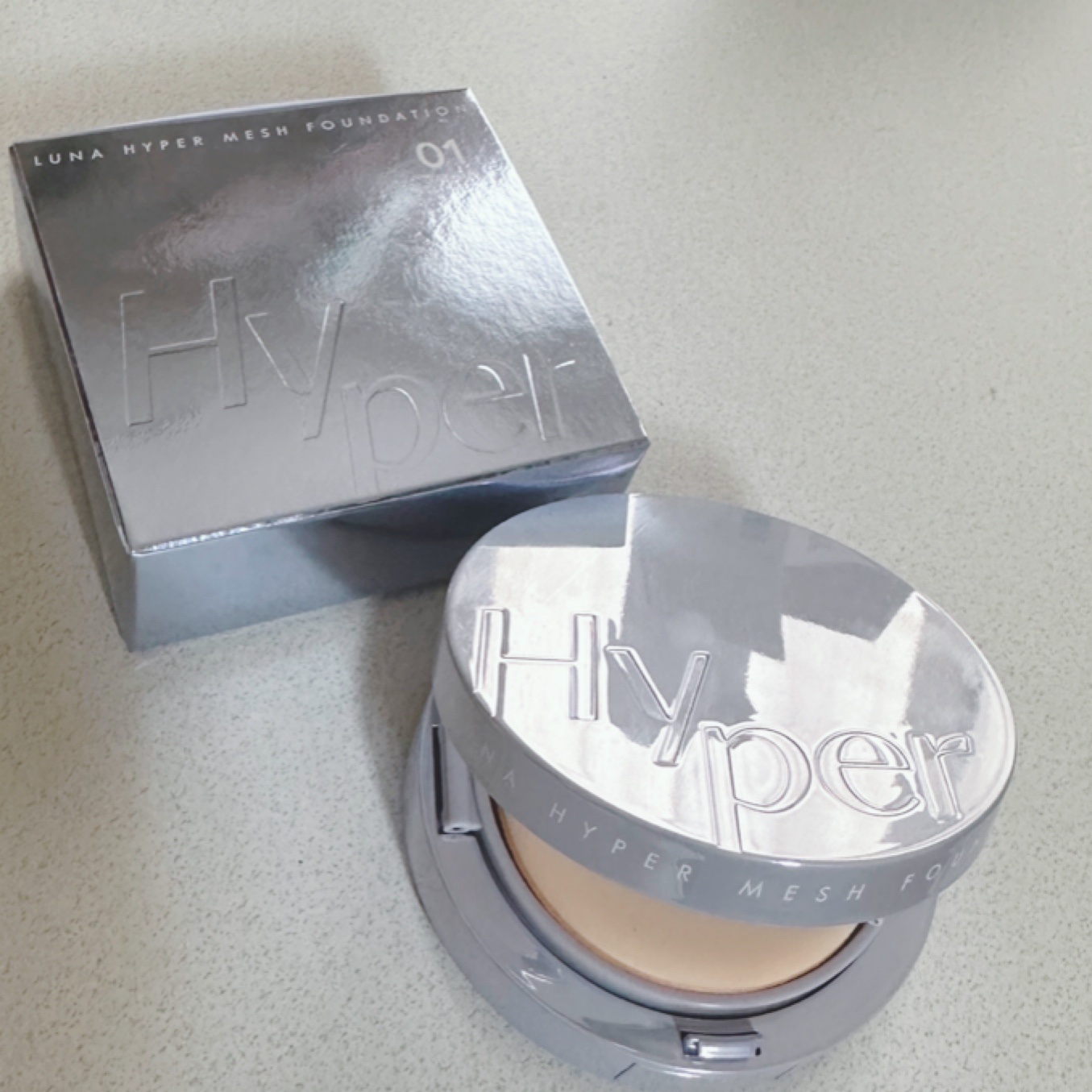 ハイパーメッシュファンデーション/LUNA/クッションファンデーションを使ったクチコミ（1枚目）