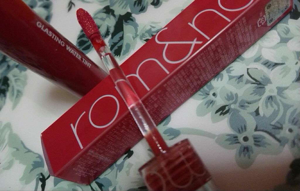 グラスティングウォーターティント/rom&nd/リップティントを使ったクチコミ（2枚目）
