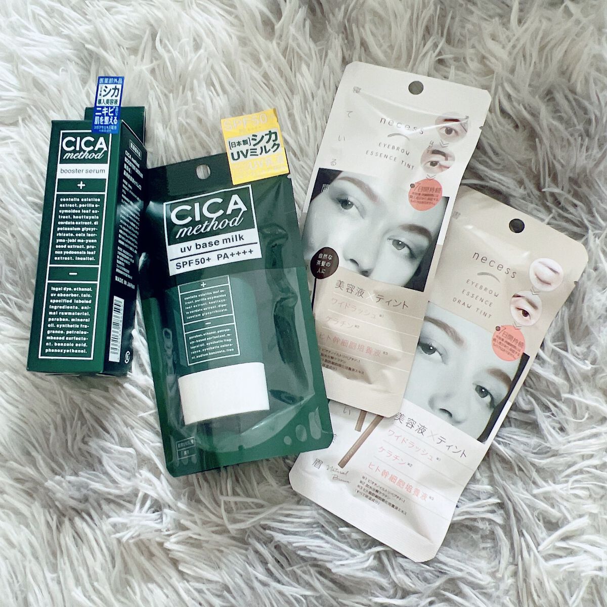 necess まゆ書き足し美容液ティント /コジット/眉ティントを使ったクチコミ（1枚目）