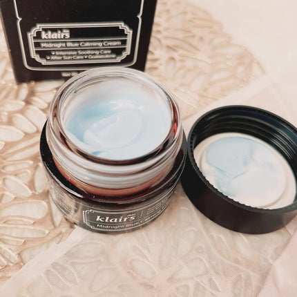 ミッドナイトブルーカーミングクリーム/Klairs/フェイスクリームを使ったクチコミ(2枚目)