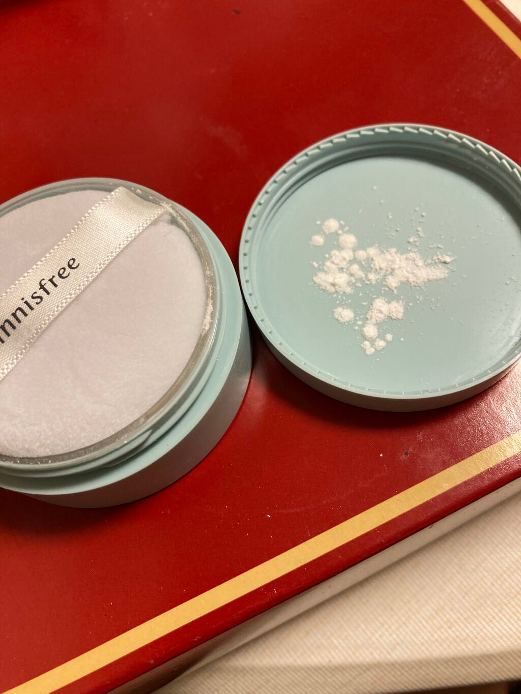 ノーセバム ミネラルパウダー/innisfree/ルースパウダーを使ったクチコミ(2枚目)