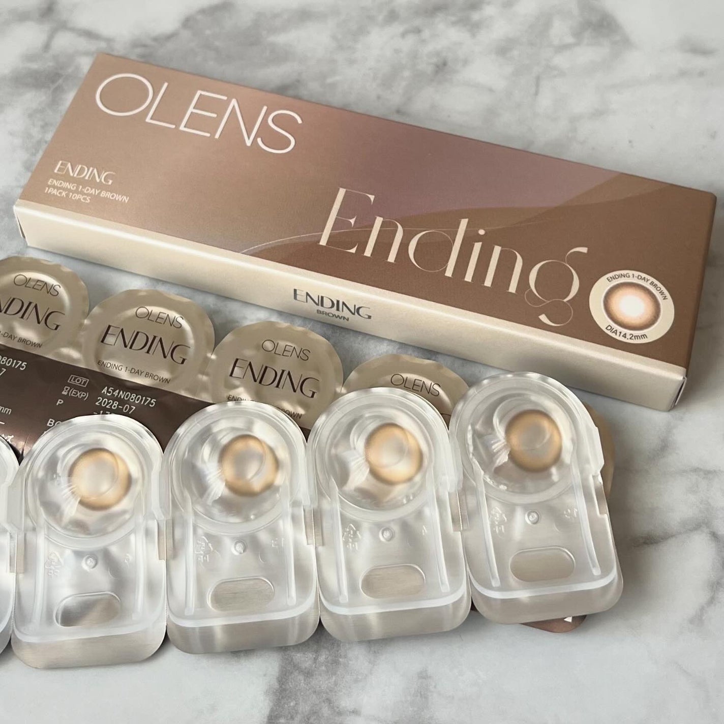 Ending 1day/OLENS/ワンデー(1DAY)カラコンを使ったクチコミ(2枚目)