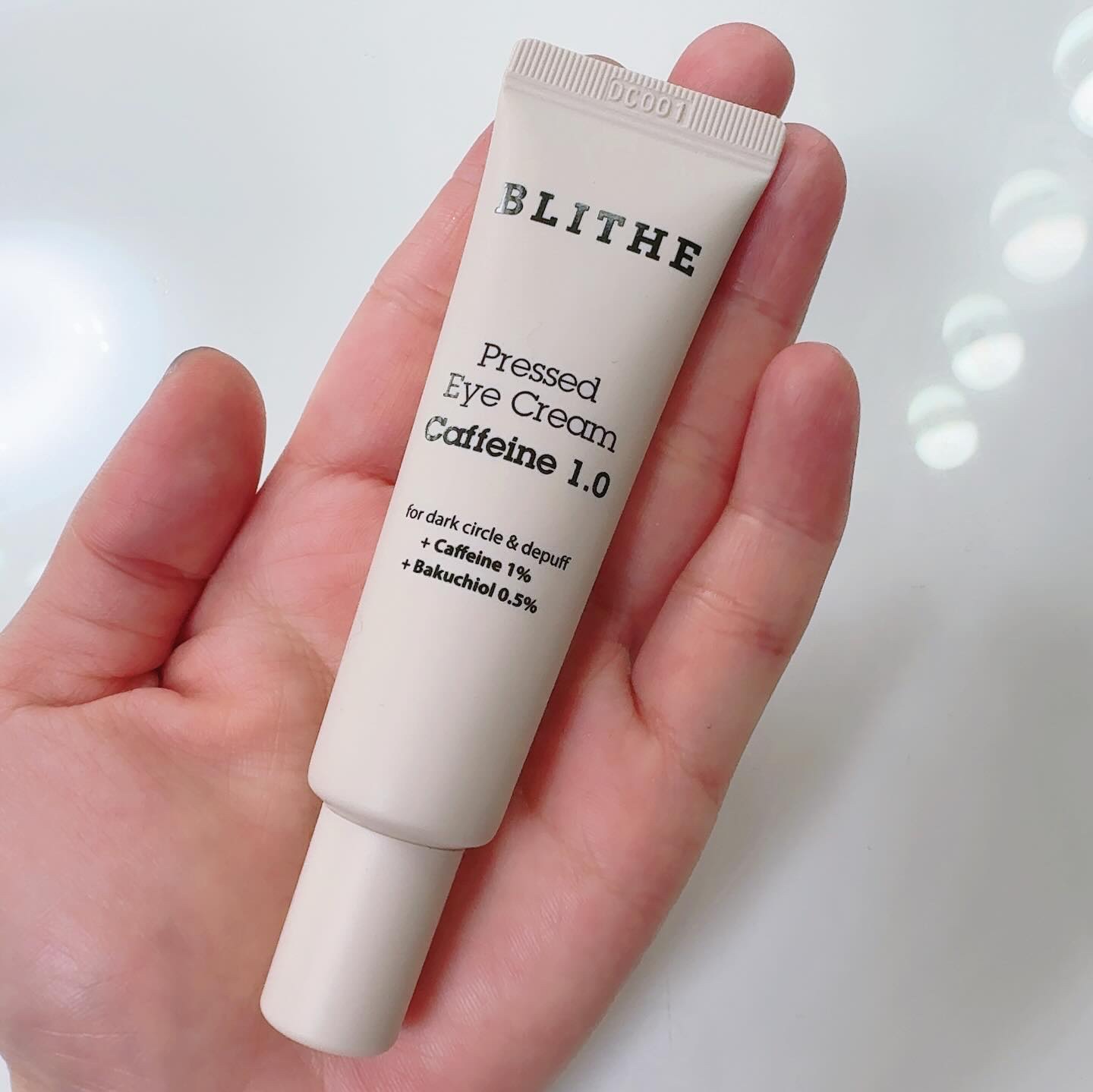 Pressed Eye Cream Caffeine 1.0 /BLITHE/アイケア・アイクリームを使ったクチコミ（2枚目）