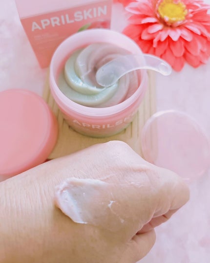 ピンクアロエメレンゲクレンザー/APRILSKIN/その他洗顔料を使ったクチコミ(8枚目)