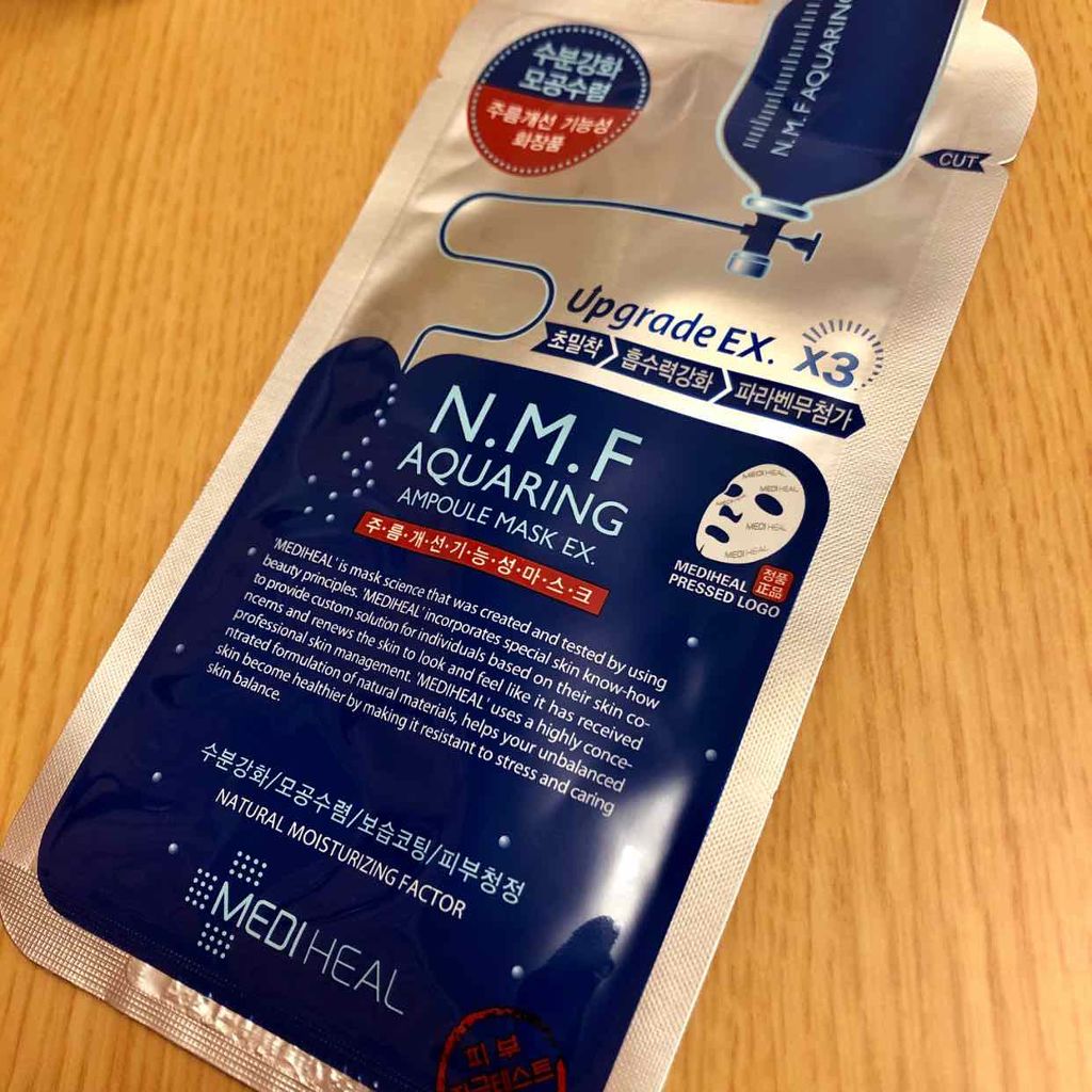 N.M.FアクアアンプルマスクJEX/MEDIHEAL/シートマスク・パックを使ったクチコミ(1枚目)