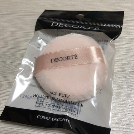 DECORTÉ フェイスパフのクチコミ「DECORTÉフェイスパフ
何回か洗って使ってだけど流石に変えようと思い購入しました。
パ.....」(1枚目)