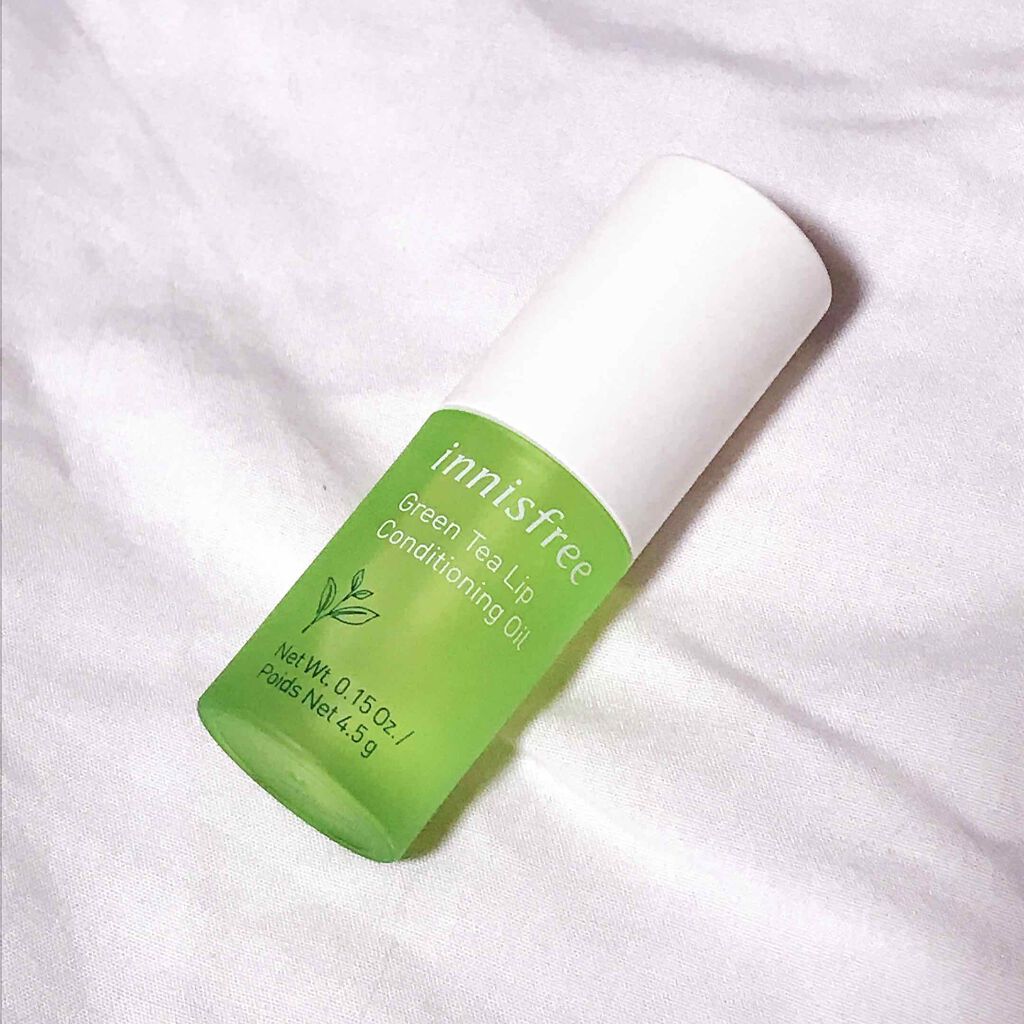 グリーンティー リップ コンディショニング オイル/innisfree/リップケアを使ったクチコミ（1枚目）