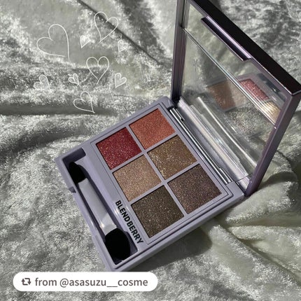 オーラクリエイション/BLEND BERRY/アイシャドウパレットを使ったクチコミ(2枚目)