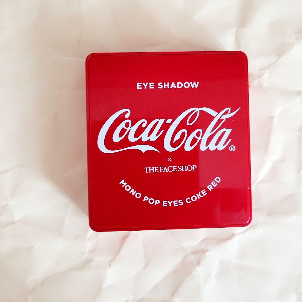 コカコーラ モノ ポップ アイズ/THE FACE SHOP/アイシャドウパレットを使ったクチコミ（1枚目）