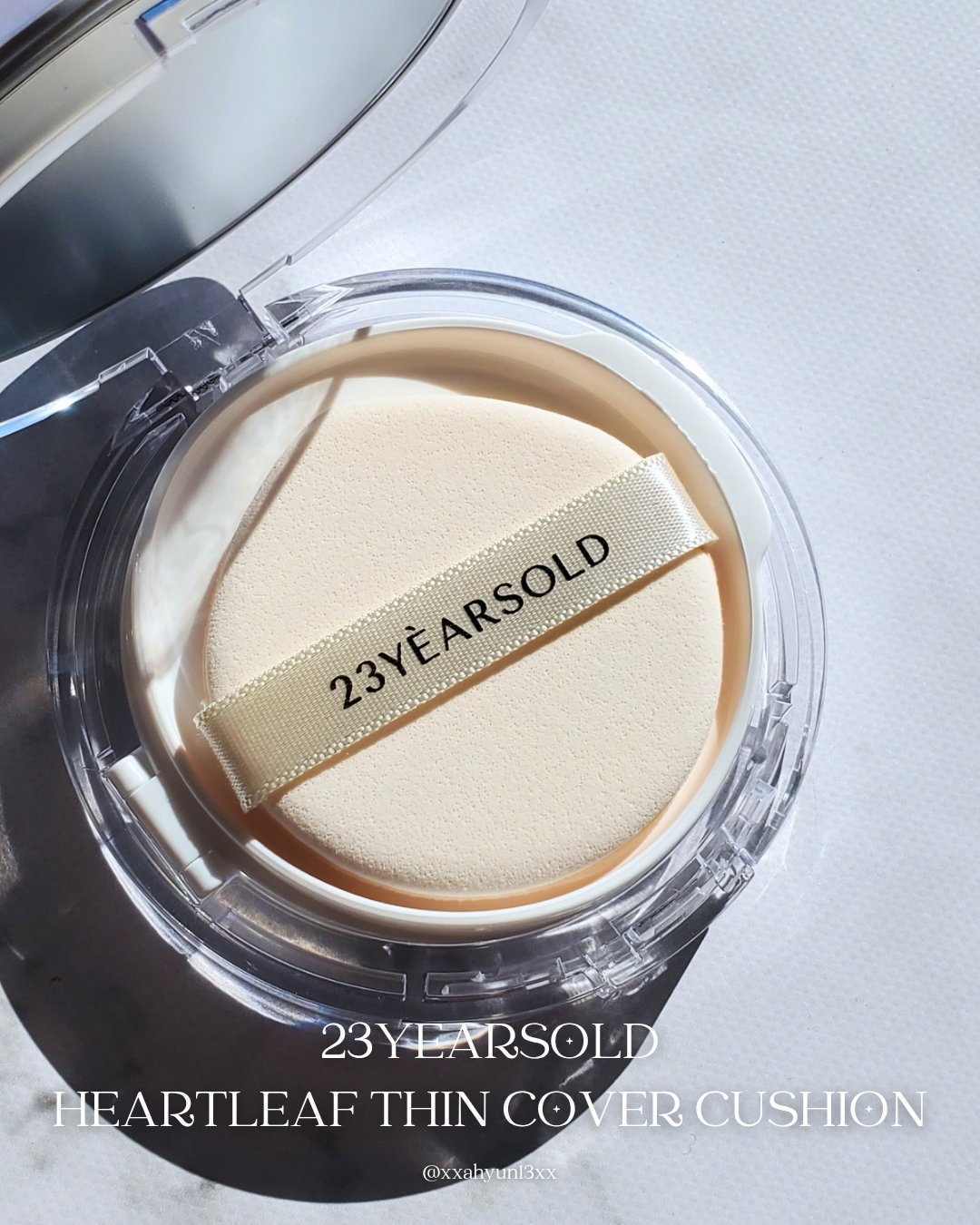 ハートリーフシーンカバークッション/23years old/クッションファンデーションを使ったクチコミ（2枚目）