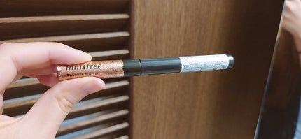 トゥインクル グリッター/innisfree/リキッドアイライナーを使ったクチコミ(1枚目)