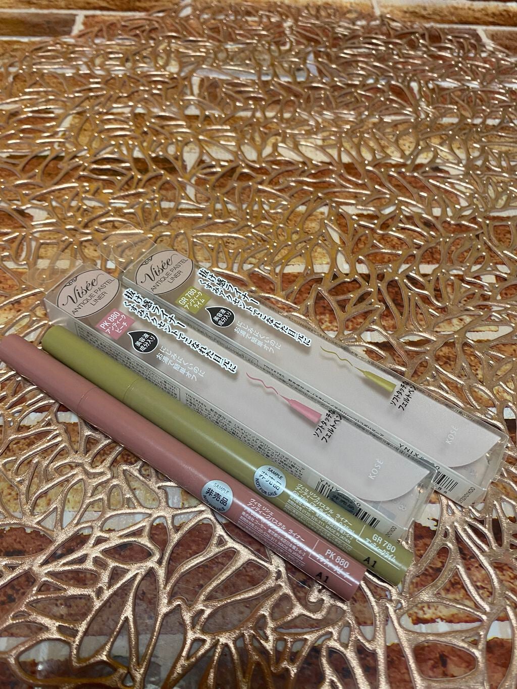 アンティークパステル ライナー/Visée/リキッドアイライナーを使ったクチコミ(2枚目)