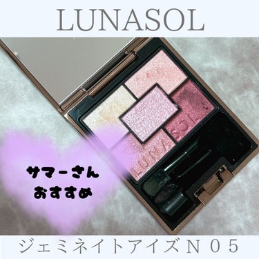 ジェミネイトアイズ N/LUNASOL/アイシャドウパレットを使ったクチコミ（1枚目）