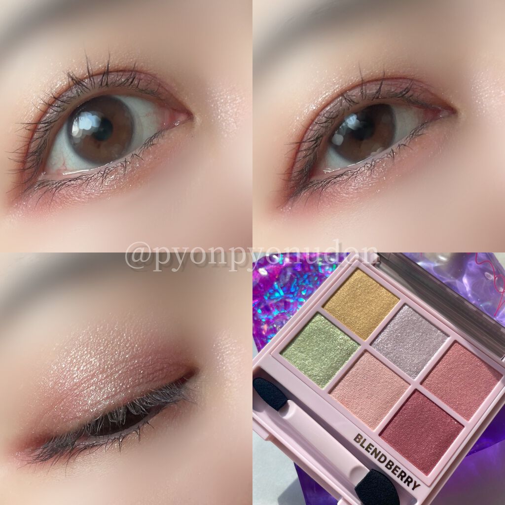 オーラクリエイション/BLEND BERRY/アイシャドウパレットを使ったクチコミ(1枚目)