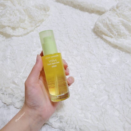 グリーンタンジェリン ビタC ダークスポットケアセラム/goodal/美容液を使ったクチコミ(4枚目)