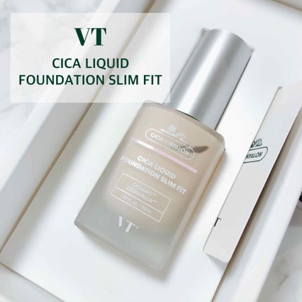 VT シカ リキッドファンデーション スリムフィットのクチコミ「VTコスメティックスさんから
お試しさせていただきました🙏🏻
\ VT CICAリキッ.....」(1枚目)