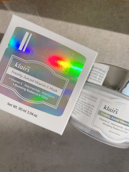 フレッシュリージュースドビタミンEマスク(90g)/Klairs/フェイスクリームを使ったクチコミ(1枚目)