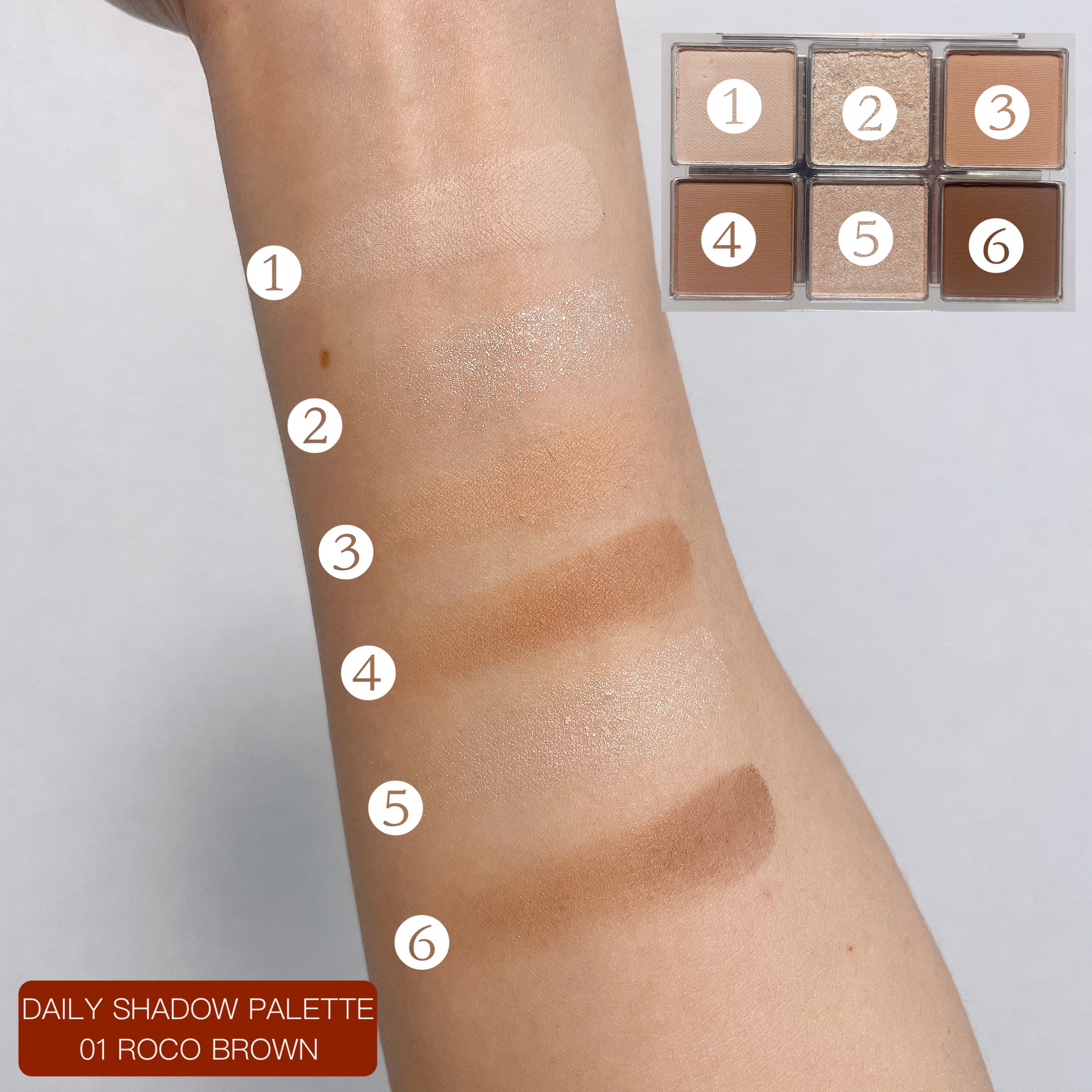 デイリーシャドウパレット/MERYTHOD/アイシャドウパレットを使ったクチコミ（2枚目）