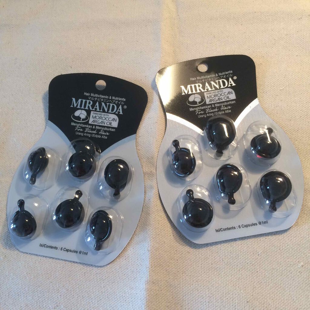 ヘアビタミン シャイニーヘアオイル/MIRANDA/ヘアオイルを使ったクチコミ（1枚目）