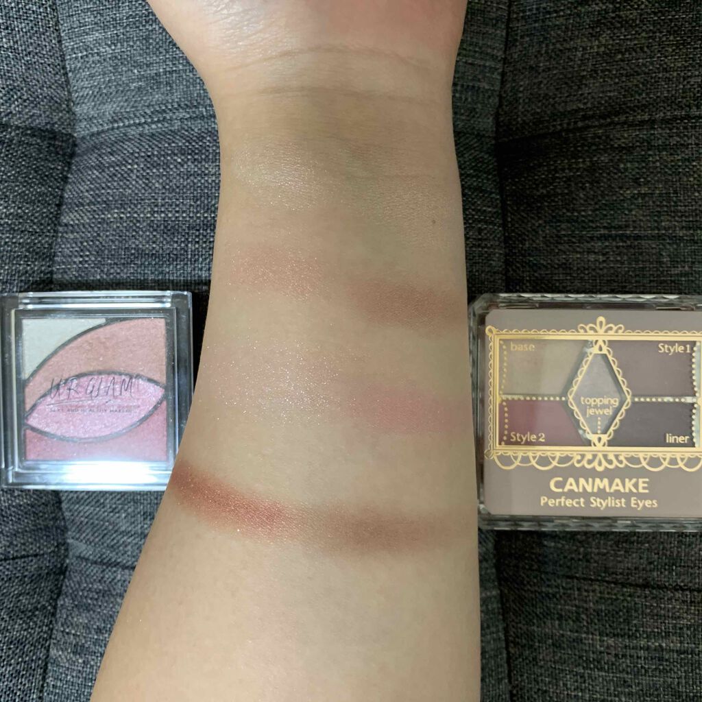 UR GLAM　VELVET EYE COLOR PALETTE/U R GLAM/アイシャドウパレットを使ったクチコミ（3枚目）