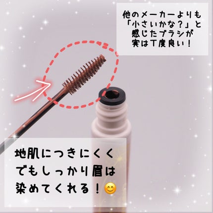 スマートミニアイブロウカラー/キャンメイク/眉マスカラを使ったクチコミ(3枚目)