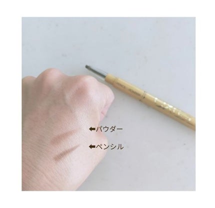 パウダー&ペンシル アイブロウEX/excel/アイブロウペンシルを使ったクチコミ(3枚目)