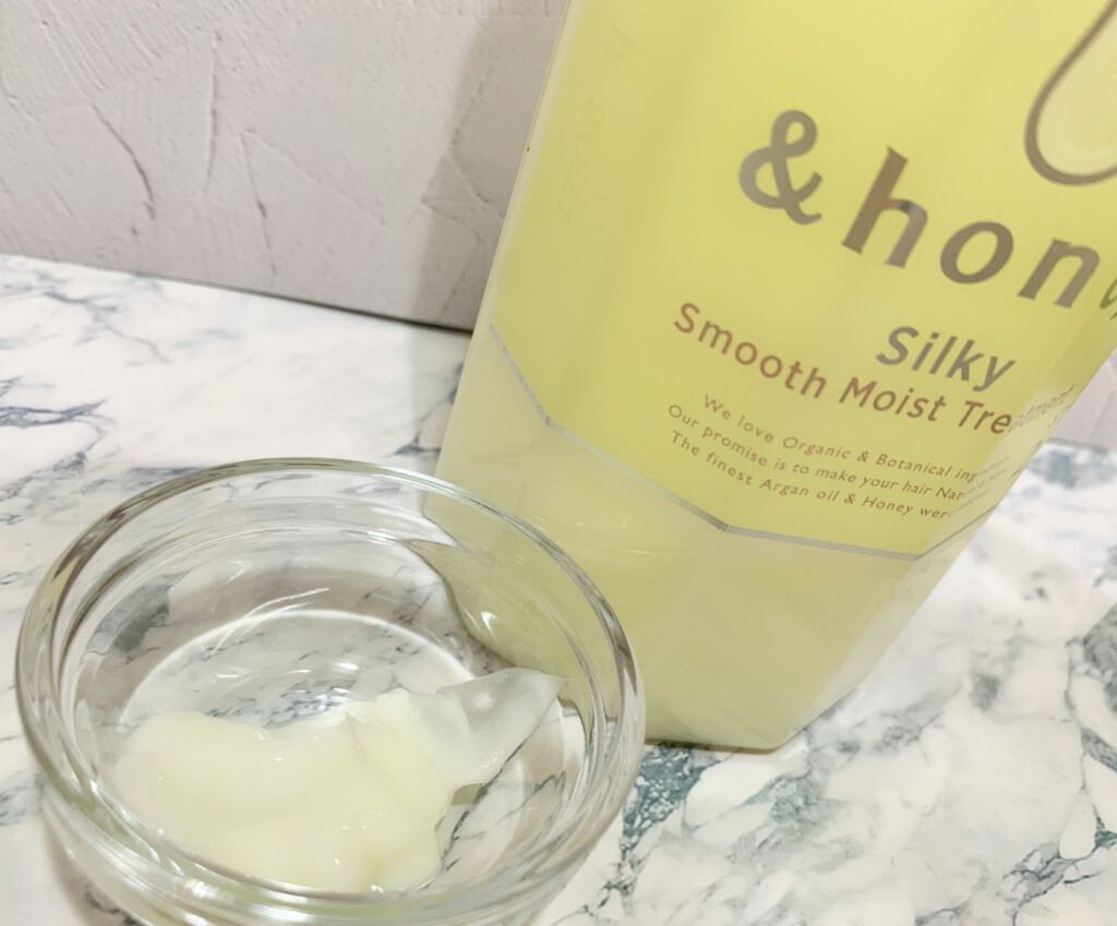 シルキー スムースモイスチャー シャンプー 1.0/ヘアトリートメント 2.0/&honey/市販シャンプーを使ったクチコミ(4枚目)