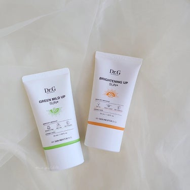 Dr.G様よりご提供いただきました💛

【グリーンマイルドアップサンプラス】
SPF50+ PA++++

ツボクサエキス※①やドクダミエキス※①を配合✨

さらにピクノジェノール※②を配合で紫外線によ